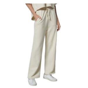Joie Sarotte French Cotton-terry Track Trousers In Bleached Stone XL NWT